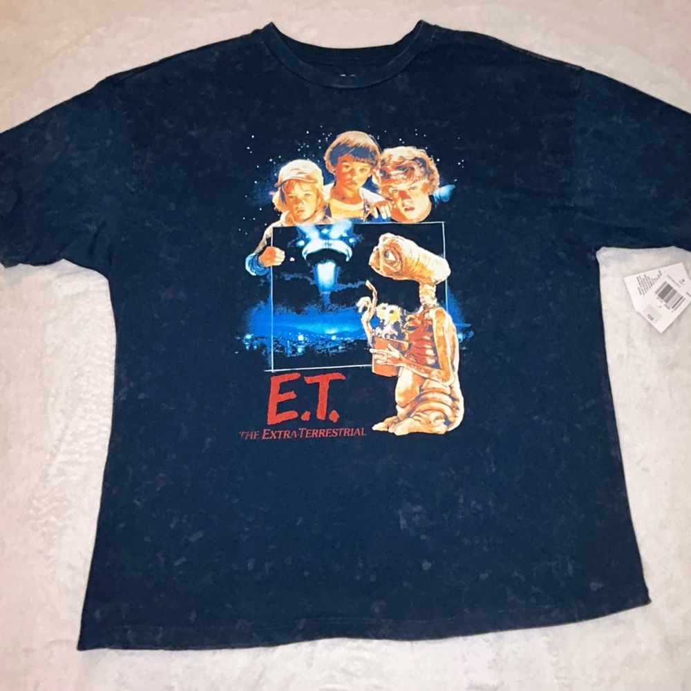 E.T. The Extra Terrestrial Mens T-Shirt Sleeve Tee Size Small